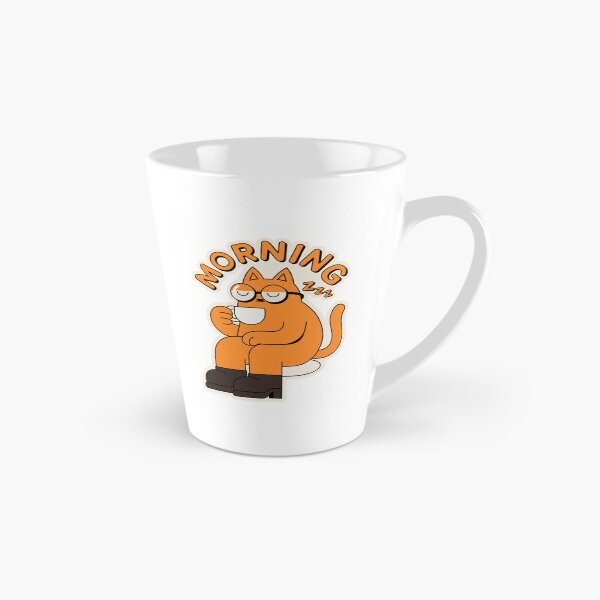 Item preview, A cat in a relaxing morning scene. designed and sold by MOCH- ART.