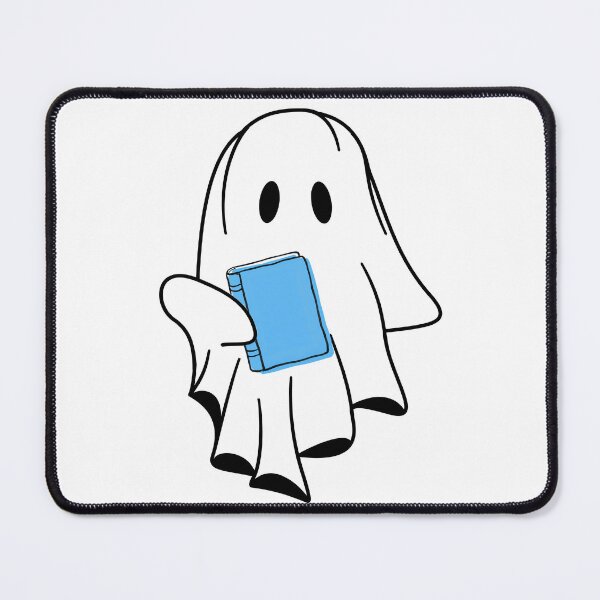 Item preview, Cute Bookish Ghost Holding Blue Book Kindle Sticker designed and sold by MagicChelsea.