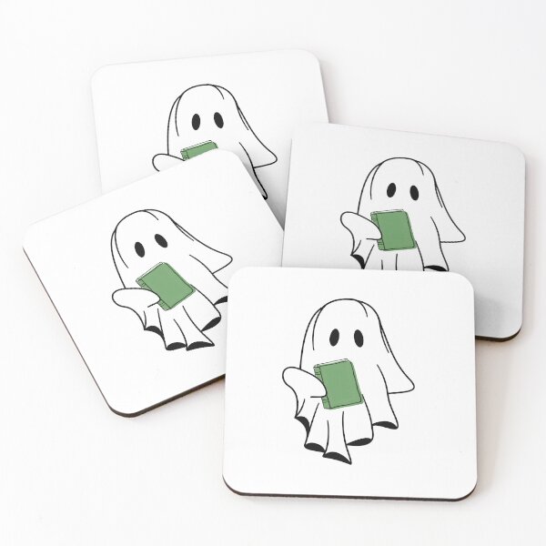 Item preview, Cute Bookish Ghost Holding Green Book Kindle Sticker  designed and sold by MagicChelsea.