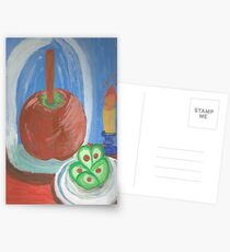 Still Life Caramel Apple Postcards
