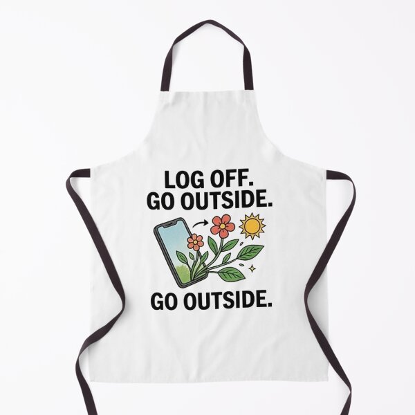 Item preview, Log Off Go Outside — Funny Digital Detox Design designed and sold by Tipsy24.