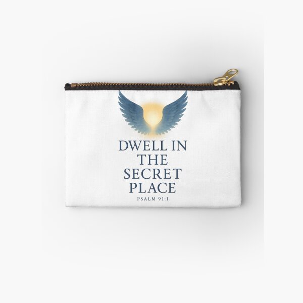 Item preview, Dwell in the Secret Place – Psalm 91:1 Christian Wings of Protection Design designed and sold by SoulThread Studio.