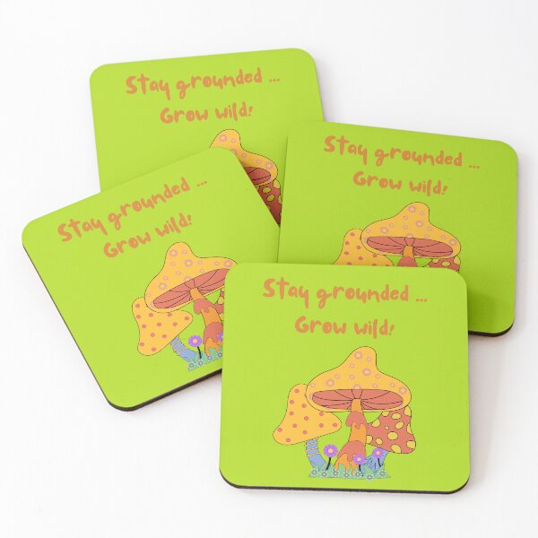 Item preview, Whimsical Colourful Mushrooms in a Wild Woodland designed and sold by ditzy-designs.