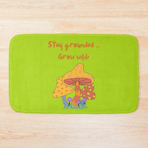 Item preview, Whimsical Colourful Mushrooms in a Wild Woodland designed and sold by Wonder & Whimsy.