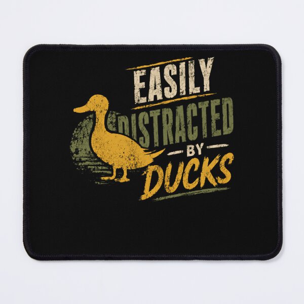 Item preview, Easily Distracted By Ducks Waterfowl Enthusiast Bird Watcher designed and sold by HumansStuck12.
