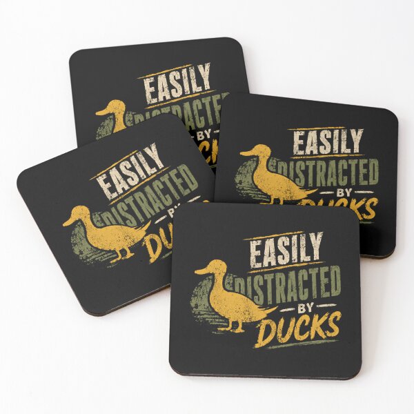 Item preview, Easily Distracted By Ducks Waterfowl Enthusiast Bird Watcher designed and sold by HumansStuck12.