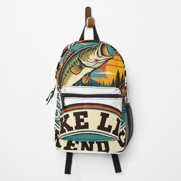 Item preview, Vintage Lake Life Weekend Club Fishing Emblem designed and sold by urbinet.