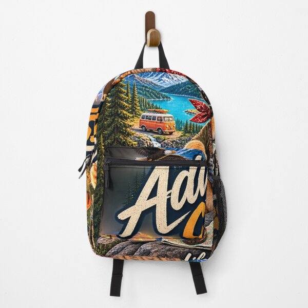 Item preview, Adventure Cat Hiking  Mountain Explorer  Outdoor Camping Cat Design designed and sold by TeeVibeHaus.