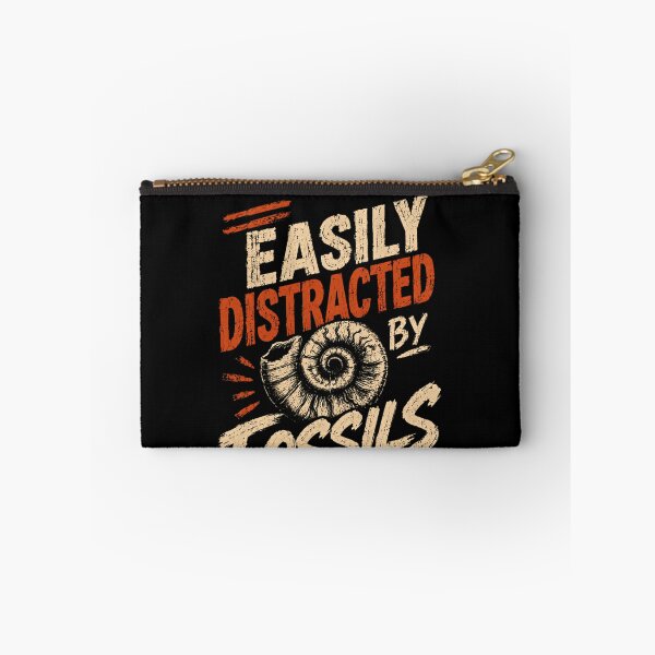 Item preview, Easily Distracted By Fossils Paleontology Geologist Fossil Collector designed and sold by SkeletonsDanger.