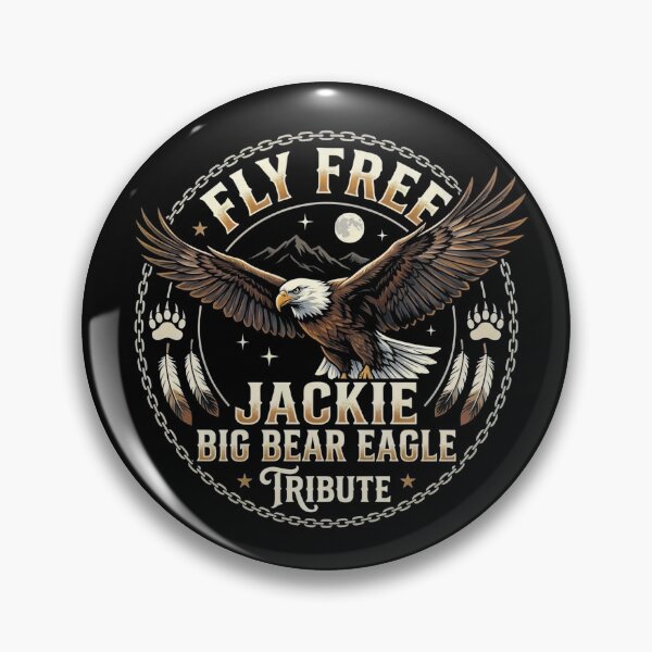Item preview, Fly Free Jackie Big Bear Eagle Tribute Bald Eagle Memorial 2012-2026 designed and sold by ByPawel.