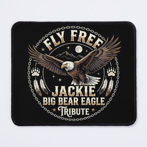 Item preview, Fly Free Jackie Big Bear Eagle Tribute Bald Eagle Memorial 2012-2026 designed and sold by ByPawel.