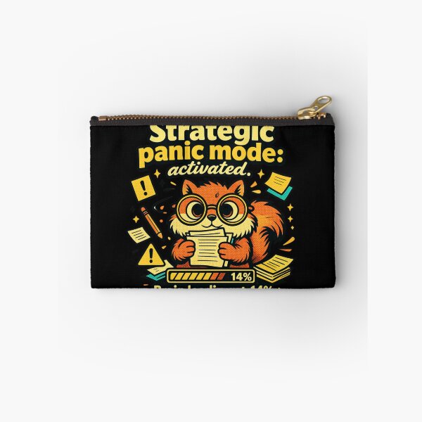 Item preview, Strategic Panic Mode Activated Student Squirrel designed and sold by TrinovaCreates.