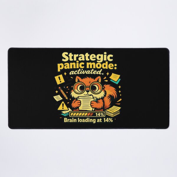 Item preview, Strategic Panic Mode Activated Student Squirrel designed and sold by TrinovaCreates.
