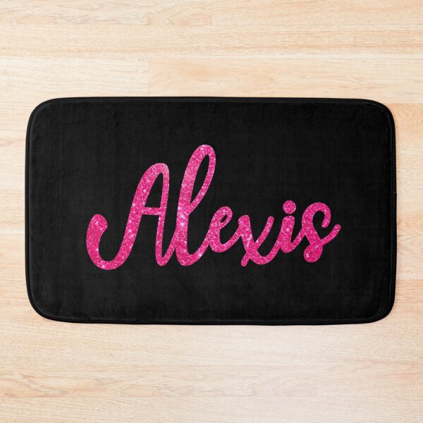 Item preview, Alexis Hot Pink Sparkly Personalised Name Design designed and sold by CamilasPrints.