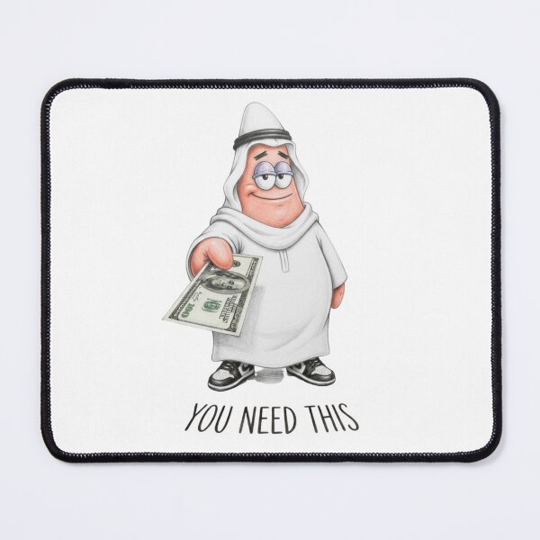 Item preview, Funny Sheikh Patrick Star "You Need This" Parody Sketch Art designed and sold by jhgjykuo.