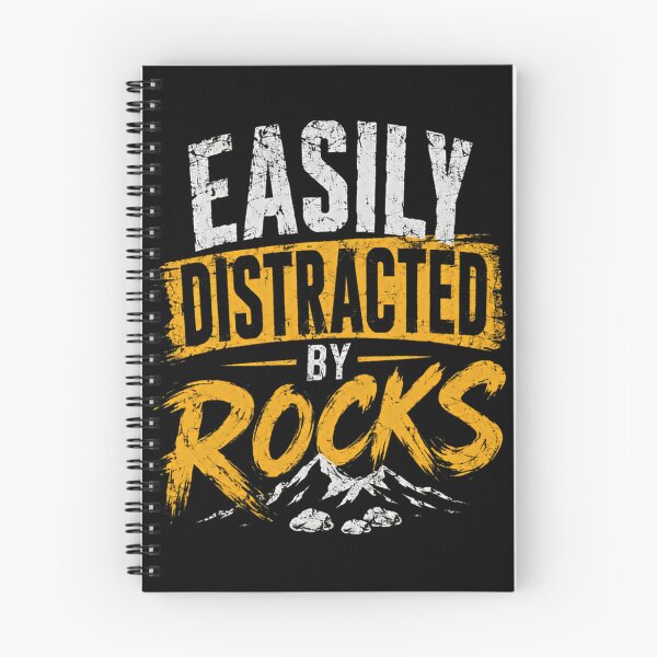 Item preview, Easily Distracted By Rocks Geology Lover Geologist Rock Collecting Hobby designed and sold by HumansStuck12.