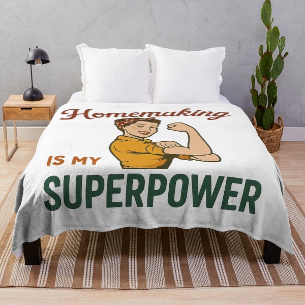 Item preview, Homemaking Is My Superpower – Vintage Retro Housewife designed and sold by ViViCollective.