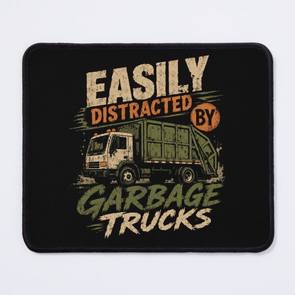 Item preview, Easily Distracted By Garbage Trucks Sanitation Worker Driver Kid designed and sold by HumansStuck12.