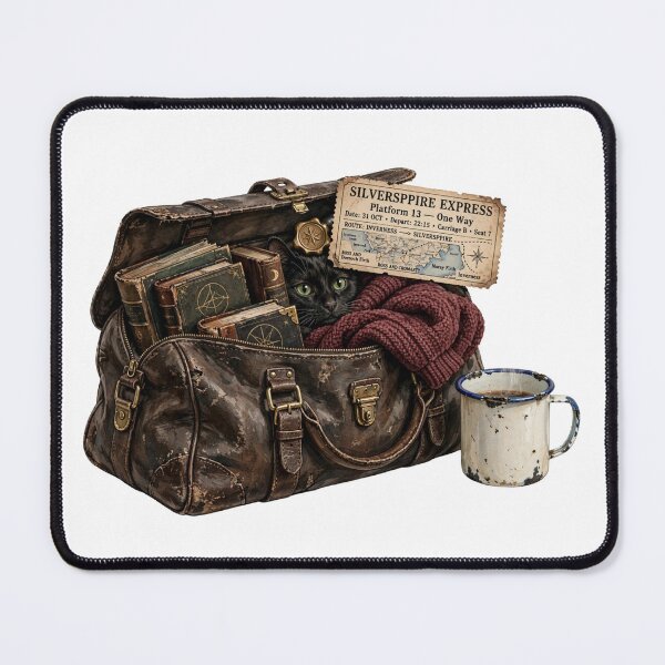 Item preview, Silverspire Academy of the Arcane Arts part 2 - Silverspire Express Ticket | Dark Academia Magic School Bag designed and sold by Neurospicy Trolls.