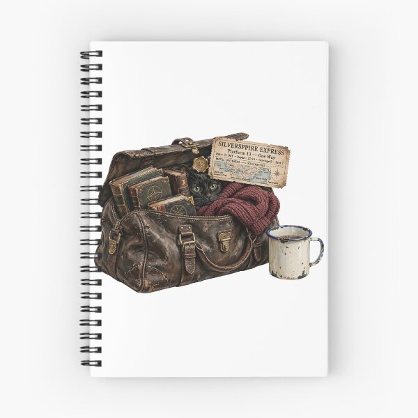 Item preview, Silverspire Academy of the Arcane Arts part 2 - Silverspire Express Ticket | Dark Academia Magic School Bag designed and sold by Neurospicy Trolls.