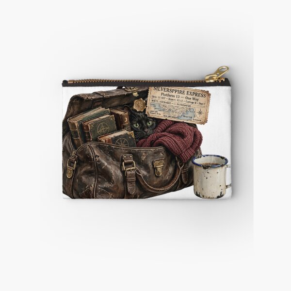 Item preview, Silverspire Academy of the Arcane Arts part 2 - Silverspire Express Ticket | Dark Academia Magic School Bag designed and sold by Neurospicy Trolls.