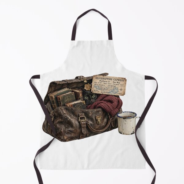 Item preview, Silverspire Academy of the Arcane Arts part 2 - Silverspire Express Ticket | Dark Academia Magic School Bag designed and sold by Neurospicy Trolls.