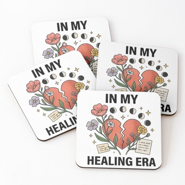 Item preview, In My Healing Era — Floral Self Love & Wellness Design designed and sold by Tipsy24.