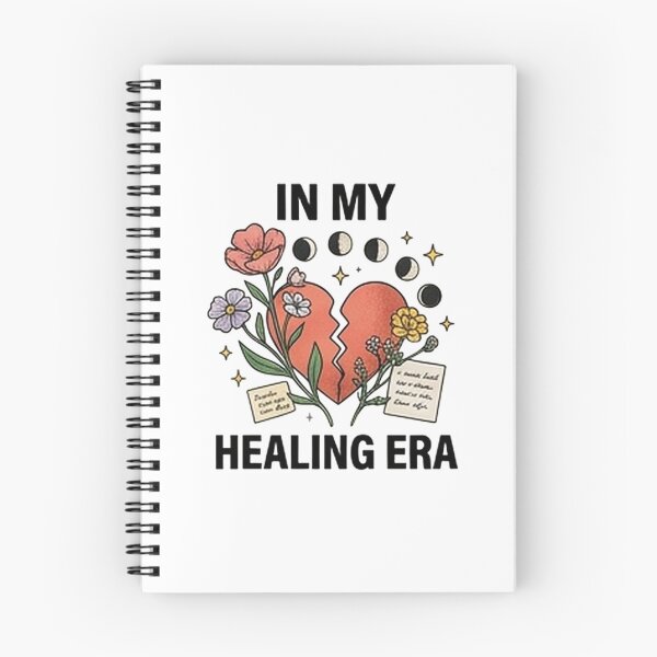 Item preview, In My Healing Era — Floral Self Love & Wellness Design designed and sold by Tipsy24.