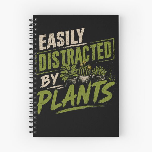 Item preview, Easily Distracted By Plants Plant Lover Gardener Green Thumb designed and sold by HumansStuck12.
