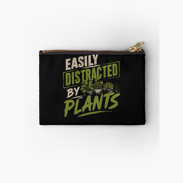 Item preview, Easily Distracted By Plants Plant Lover Gardener Green Thumb designed and sold by HumansStuck12.