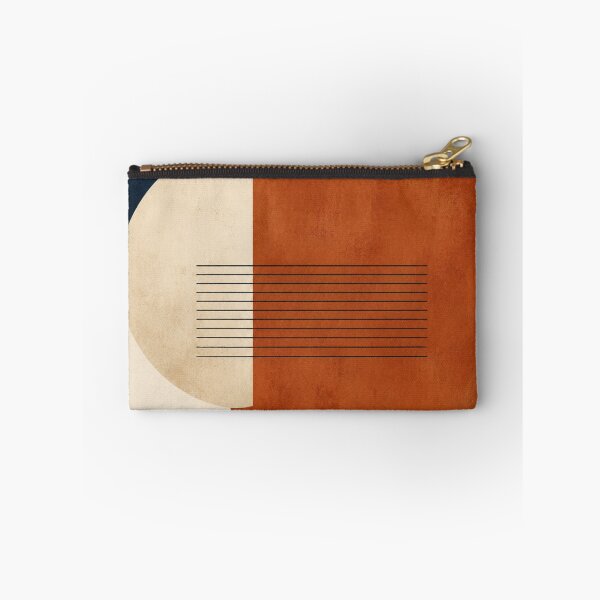 Item preview, Rust & Indigo Geometry | Contemporary Minimalist Abstract Art designed and sold by Zaramodo.