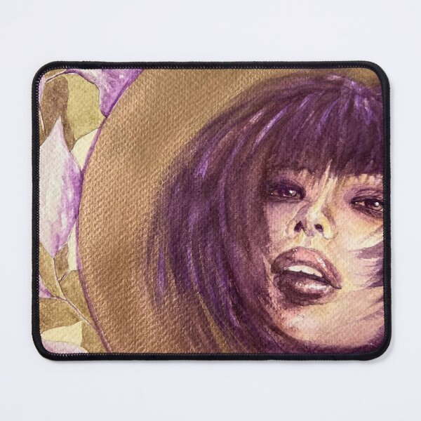 Item preview, Within the Circle | Botanical Woman Watercolour Portrait designed and sold by ArithraStudio.