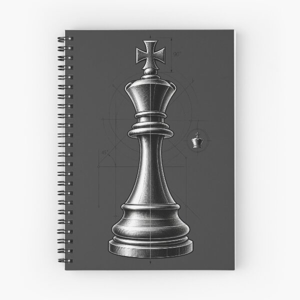 Item preview, Metallic Chess  King - Minimalist Chess Design designed and sold by PrintGo26.