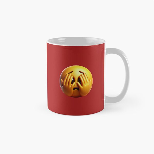 Item preview, 3D Overwhelmed Emoji Covering Face designed and sold by Creatby7030.
