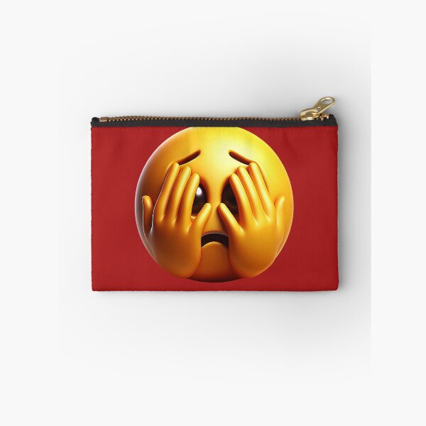 Item preview, 3D Overwhelmed Emoji Covering Face designed and sold by Creatby7030.