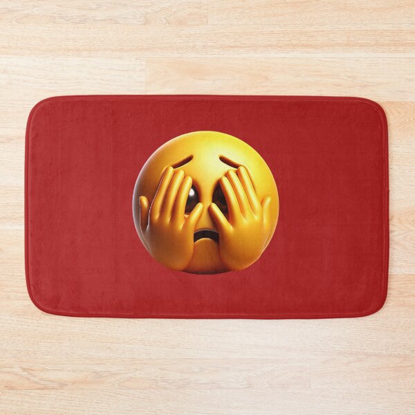 Item preview, 3D Overwhelmed Emoji Covering Face designed and sold by Creatby7030.