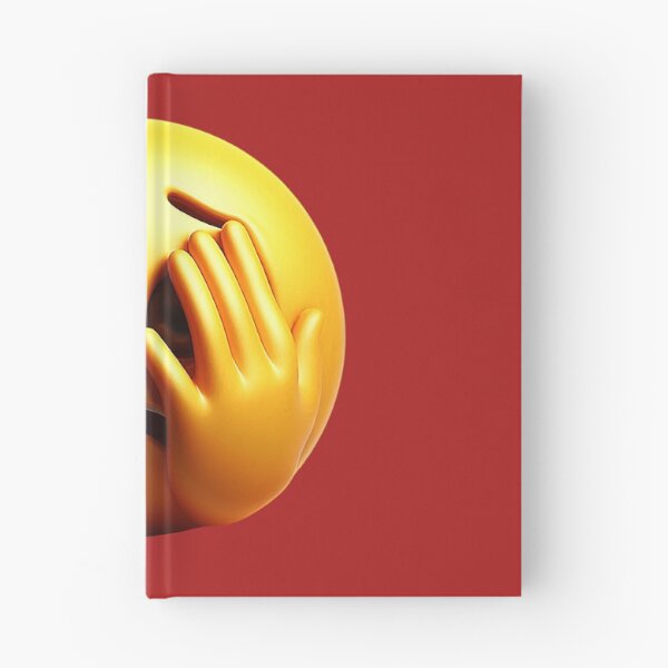 Item preview, 3D Overwhelmed Emoji Covering Face designed and sold by Creatby7030.