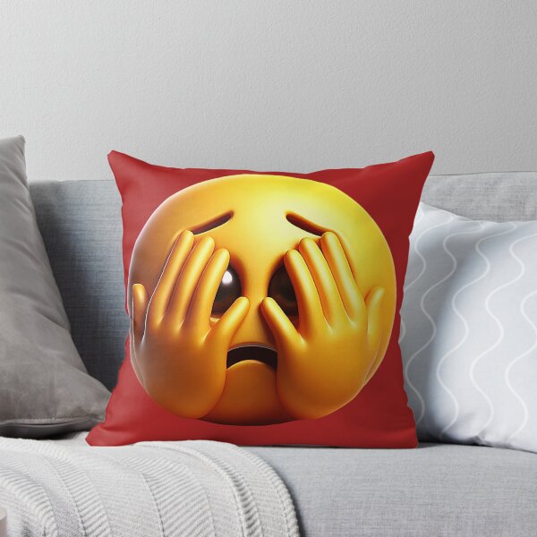 Item preview, 3D Overwhelmed Emoji Covering Face designed and sold by Creatby7030.