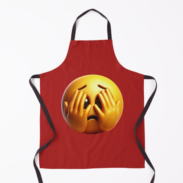 Item preview, 3D Overwhelmed Emoji Covering Face designed and sold by Creatby7030.