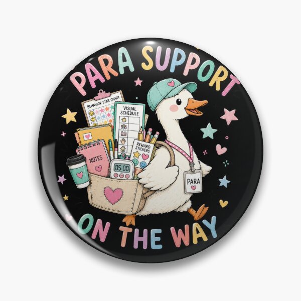 Item preview, Para Support On The Way Goose Teacher Special Education Graphic  designed and sold by VGAfanatic.