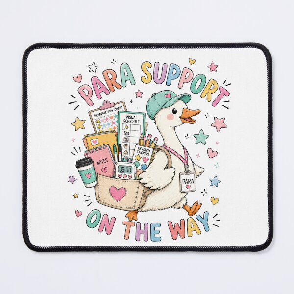 Item preview, Para Support On The Way Goose Teacher Special Education Graphic  designed and sold by VGAfanatic.