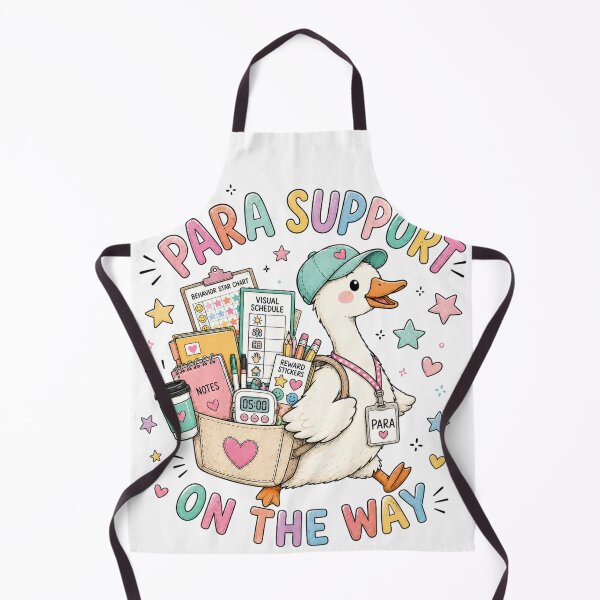 Item preview, Para Support On The Way Goose Teacher Special Education Graphic designed and sold by VGAfanatic.