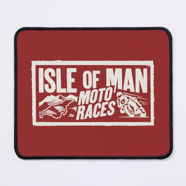 Item preview, Isle of Man Moto Races Vintage Tourist Trophy Biker designed and sold by KiwiRider.