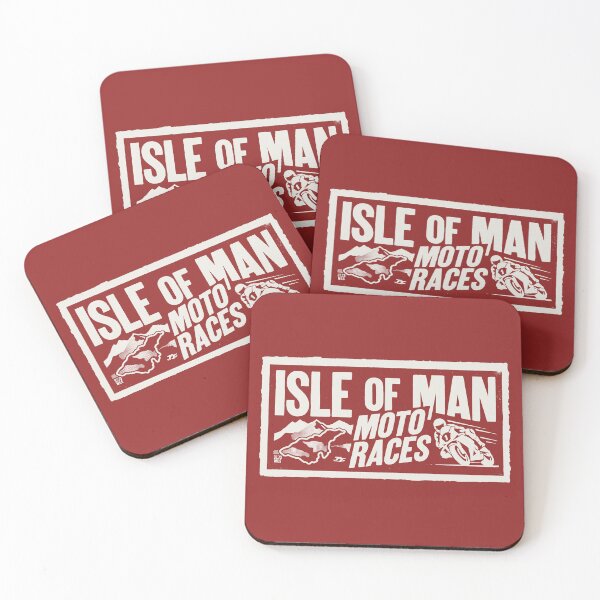 Item preview, Isle of Man Moto Races Vintage Tourist Trophy Biker designed and sold by KiwiRider.