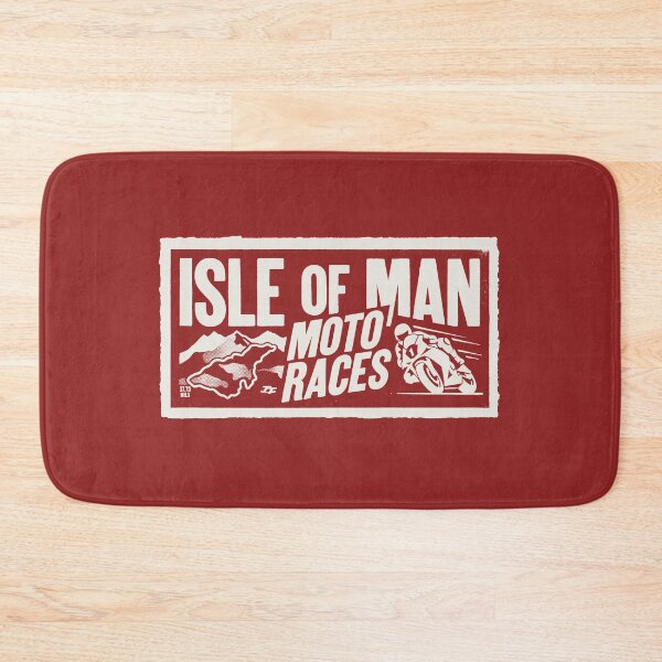Item preview, Isle of Man Moto Races Vintage Tourist Trophy Biker designed and sold by KiwiRider.