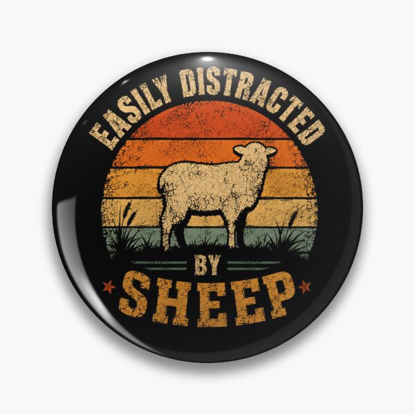 Item preview, Easily Distracted By Sheep Farmer Animal Lover designed and sold by HumansStuck12.