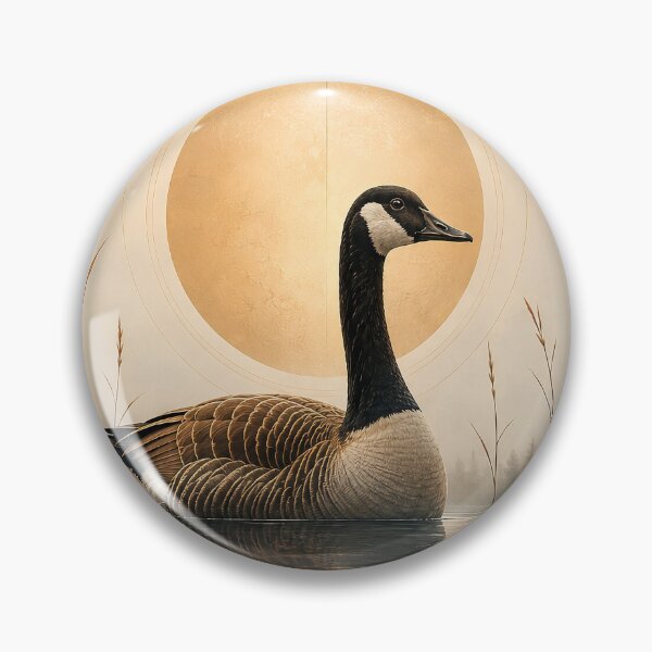 Item preview, Still Waters, Steady Spirit – Zen Goose Nature Art designed and sold by SacredLensV.