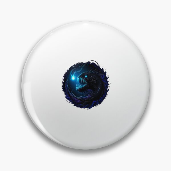 Item preview, Black Devil Anglerfish Deep Sea Natural History Art designed and sold by AMICO77.