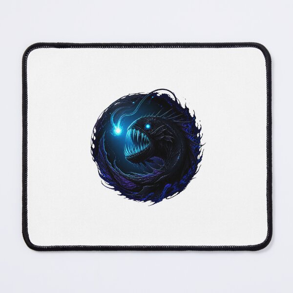 Item preview, Black Devil Anglerfish Deep Sea Natural History Art designed and sold by AMICO77.