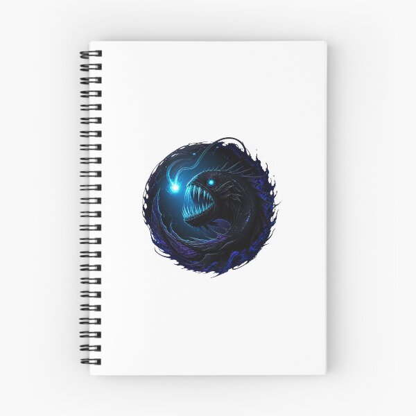Item preview, Black Devil Anglerfish Deep Sea Natural History Art designed and sold by AMICO77.
